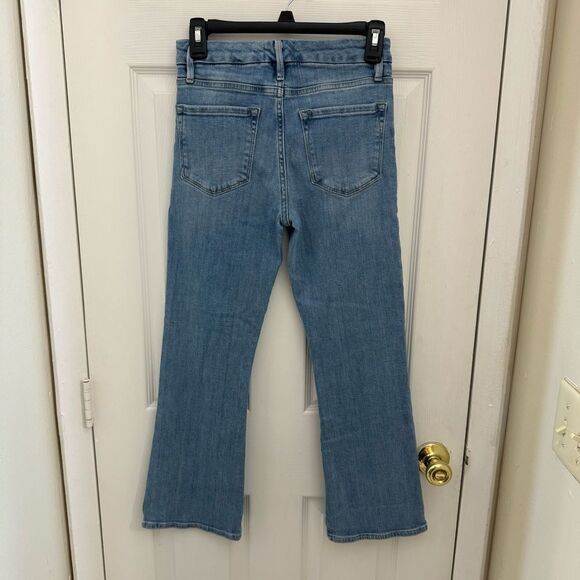 FRAME Denim Le Crop Mini Boot Size 26 Light Wash Stretchy Comfy - Picture 2 of 8